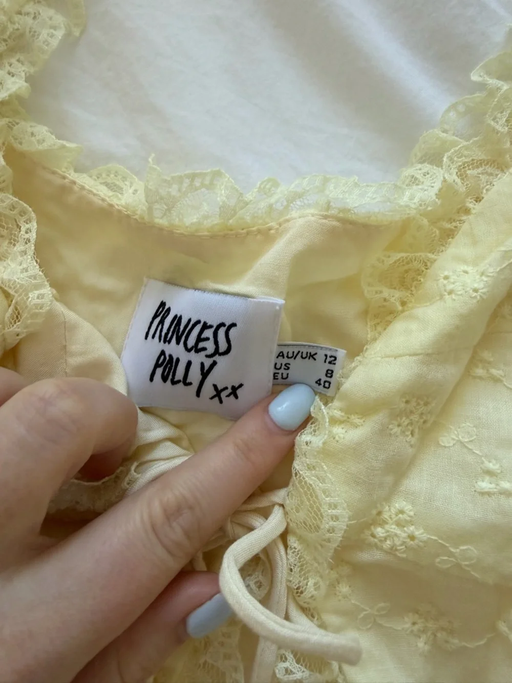 Princess Polly Pastel Yellow Top - Picture 4 of 4